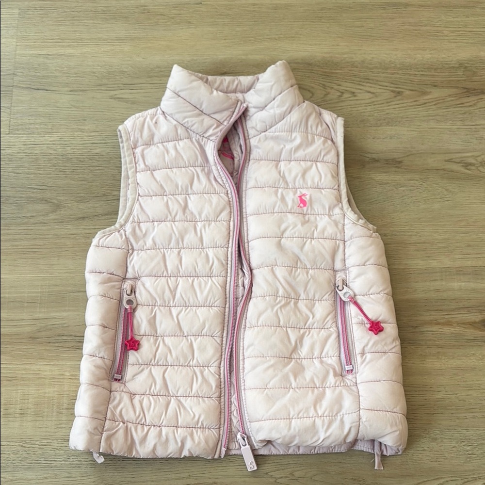 Joules Pale Pink Quilted Jacket
